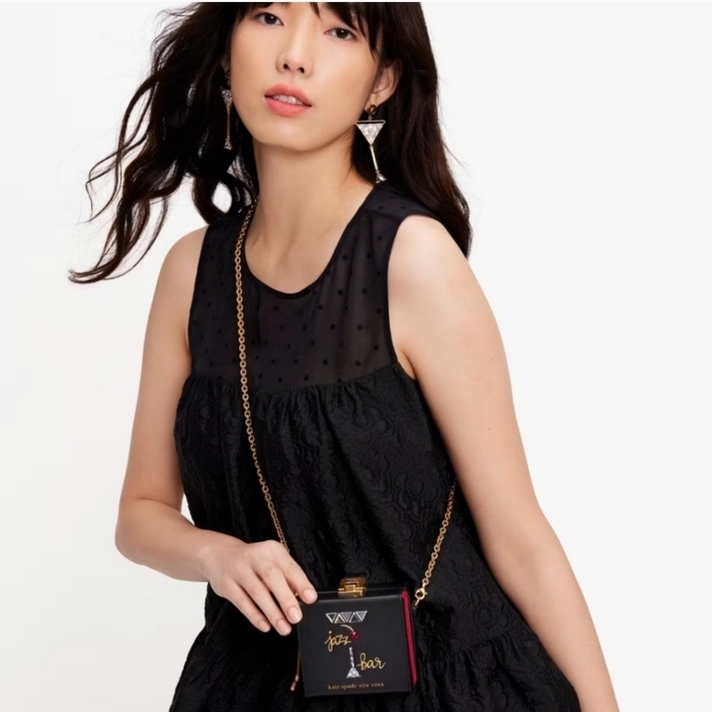 🖤▪️Kate Spade ▪️ novelty Perfect Match Micro Matchbox Crossbody with dustbag - Picture 8 of 11